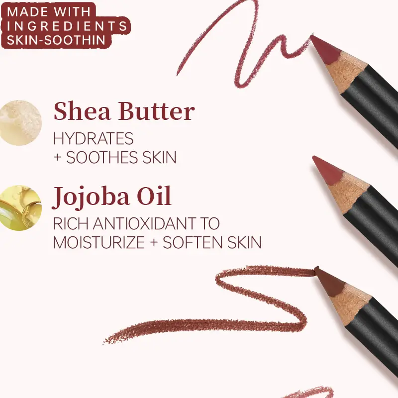 Pudaier 6pcs Matte Lip Liner Set: Waterproof, Durable, Easy to Color, Long-lasting, Suitable for All Skin Types - Perfect Choice