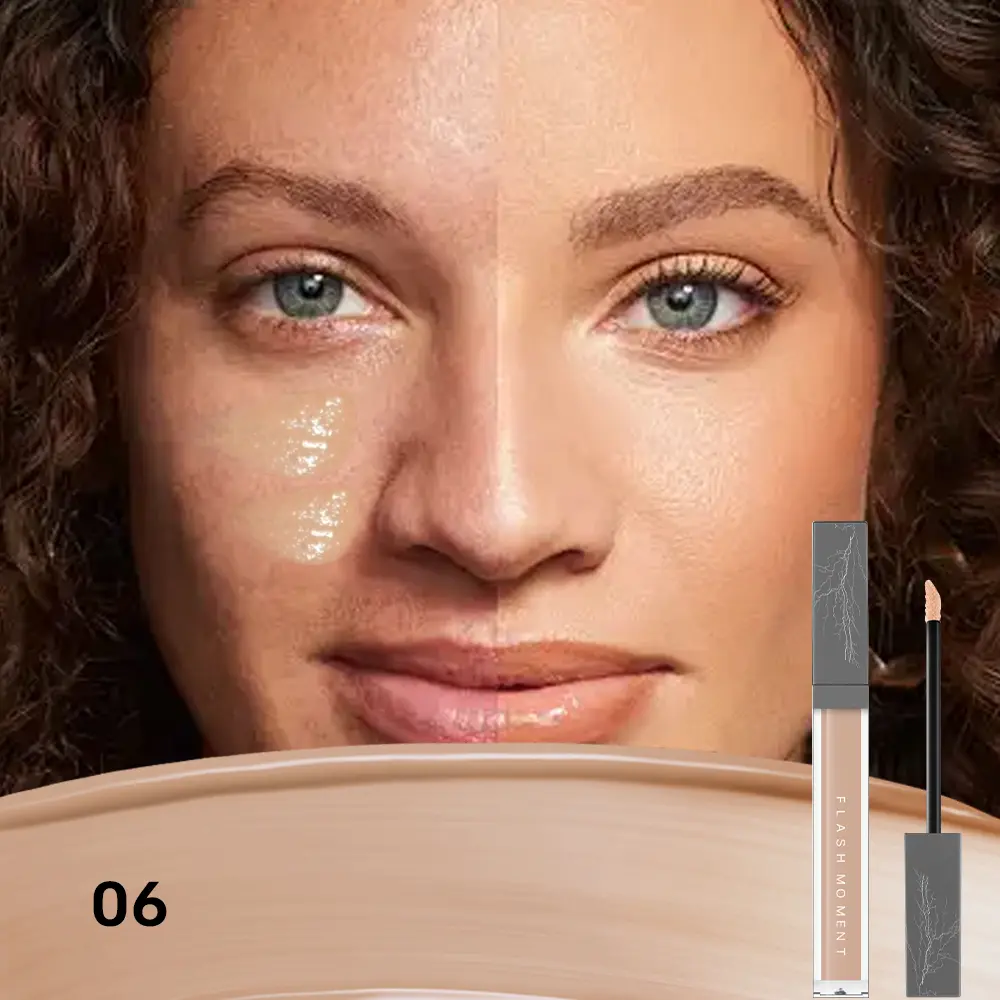 FlashMoment concealer, covers dark circles and acne marks, can be used as lip primer