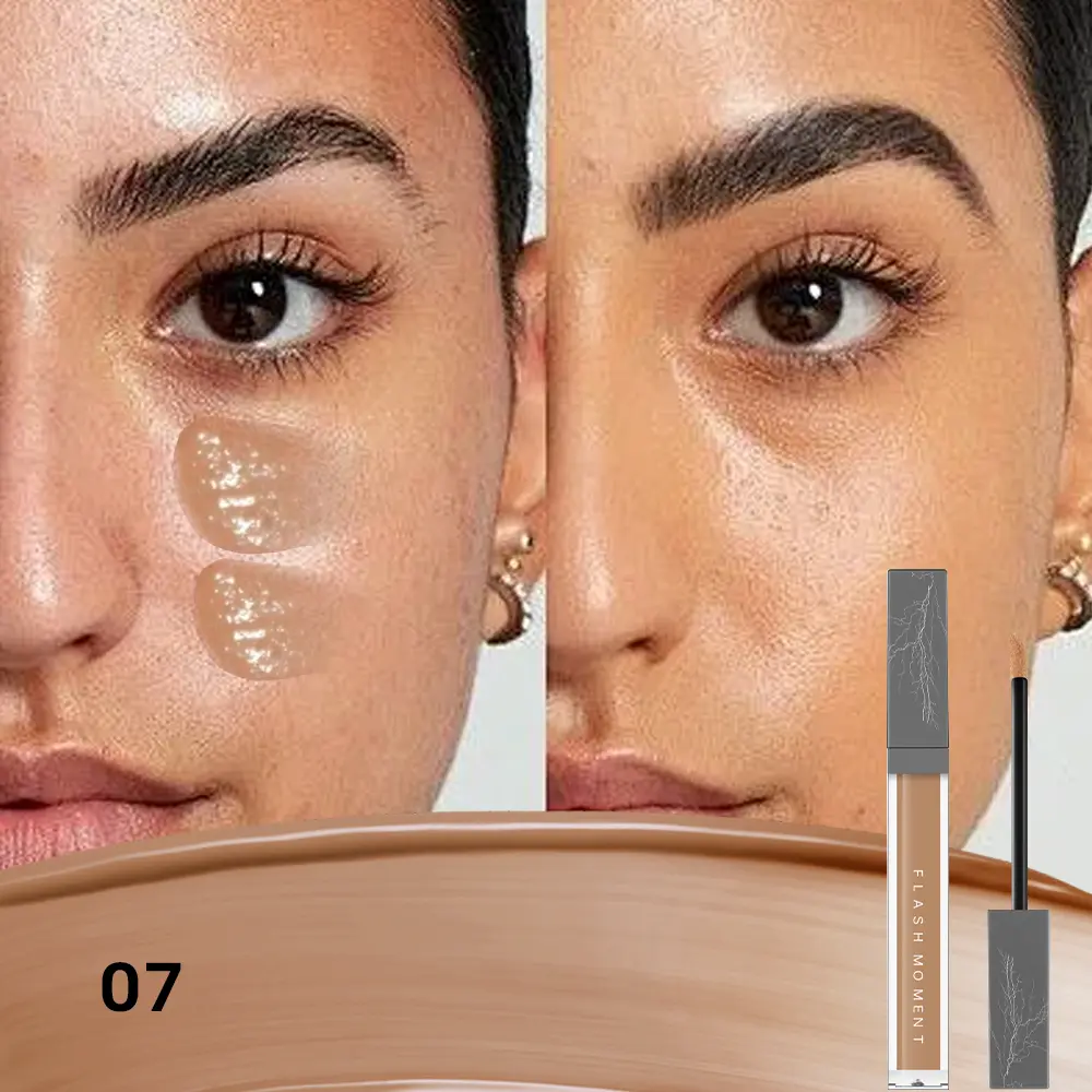 FlashMoment concealer, covers dark circles and acne marks, can be used as lip primer