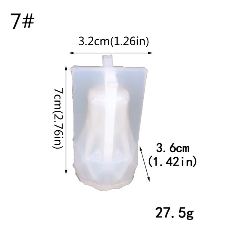 Silicone Flowerpots Mold DIY Concrete Moulds Multi-shapes Jar Mould Garden Desktop Decoration Small Silicone Vase Molds