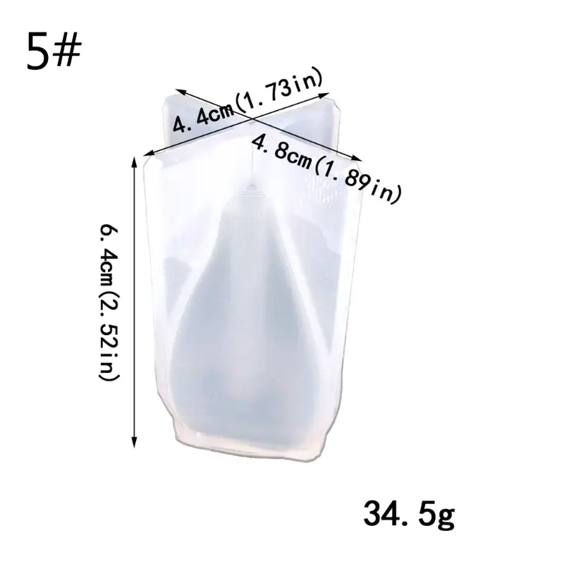 Silicone Flowerpots Mold DIY Concrete Moulds Multi-shapes Jar Mould Garden Desktop Decoration Small Silicone Vase Molds