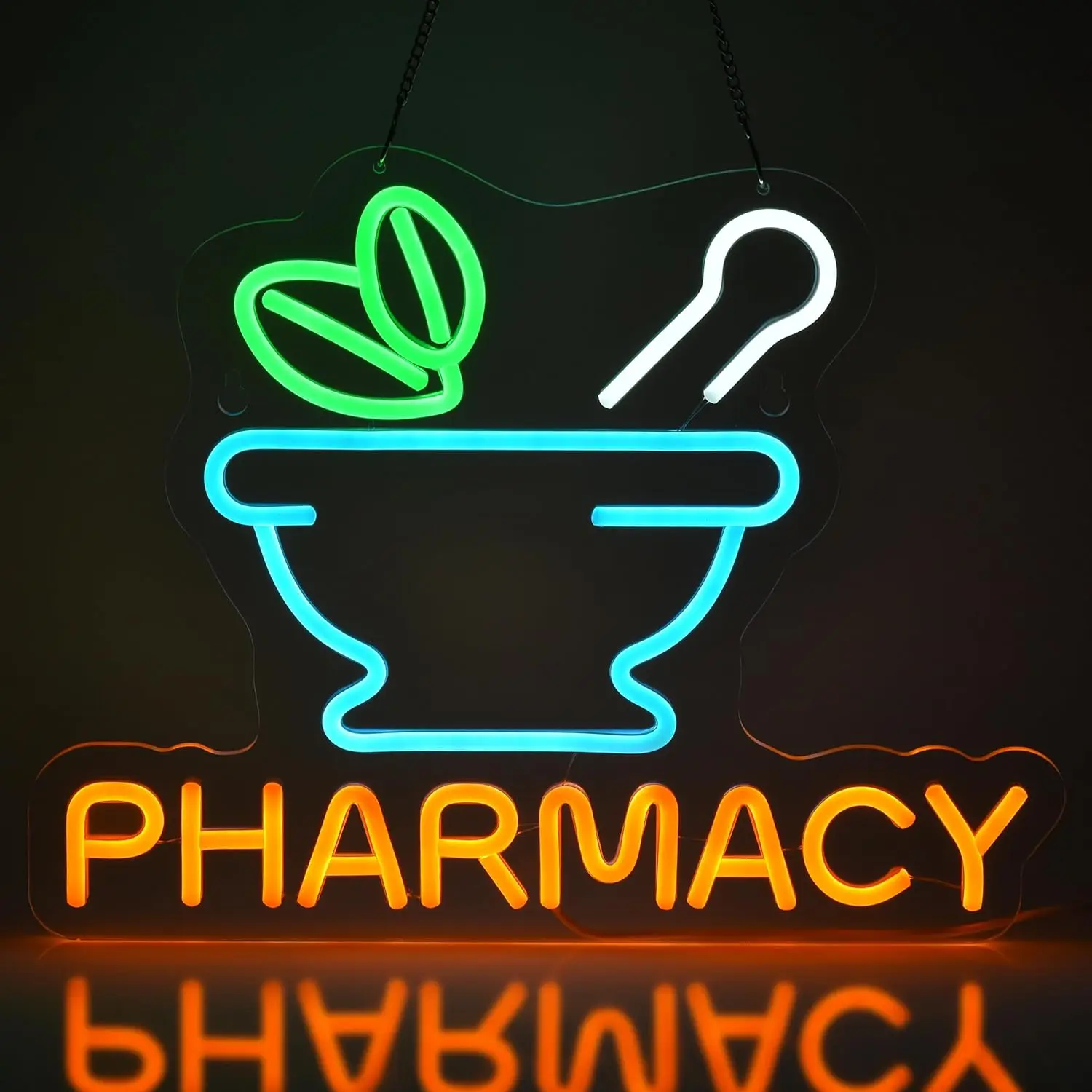Pharmacy Neon Sign Led Neon Lights for Business Medicine Shop Wall Decor Ultra Bright Dimmable  Billboard Grand Opening Gift