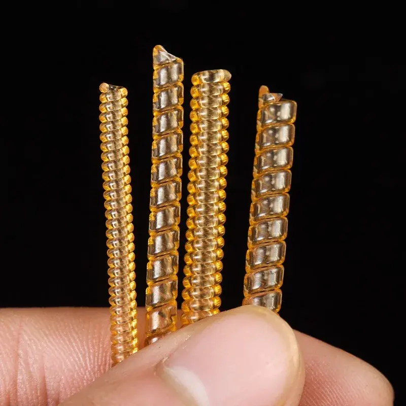 1-4pcs Ring Size Reducer Tools Spiral Spring Based Rings Adjust Invisible Transparent Tightener Resizing Jewelry Guard Rings