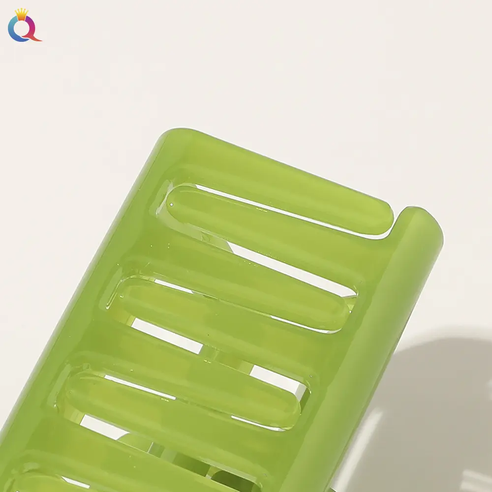 5cm Square Matte Jelly Hair Claw Clips Small Size Non-slip Hair Jaw Clamps for Women Girls Headwear Hair Styling Accessories