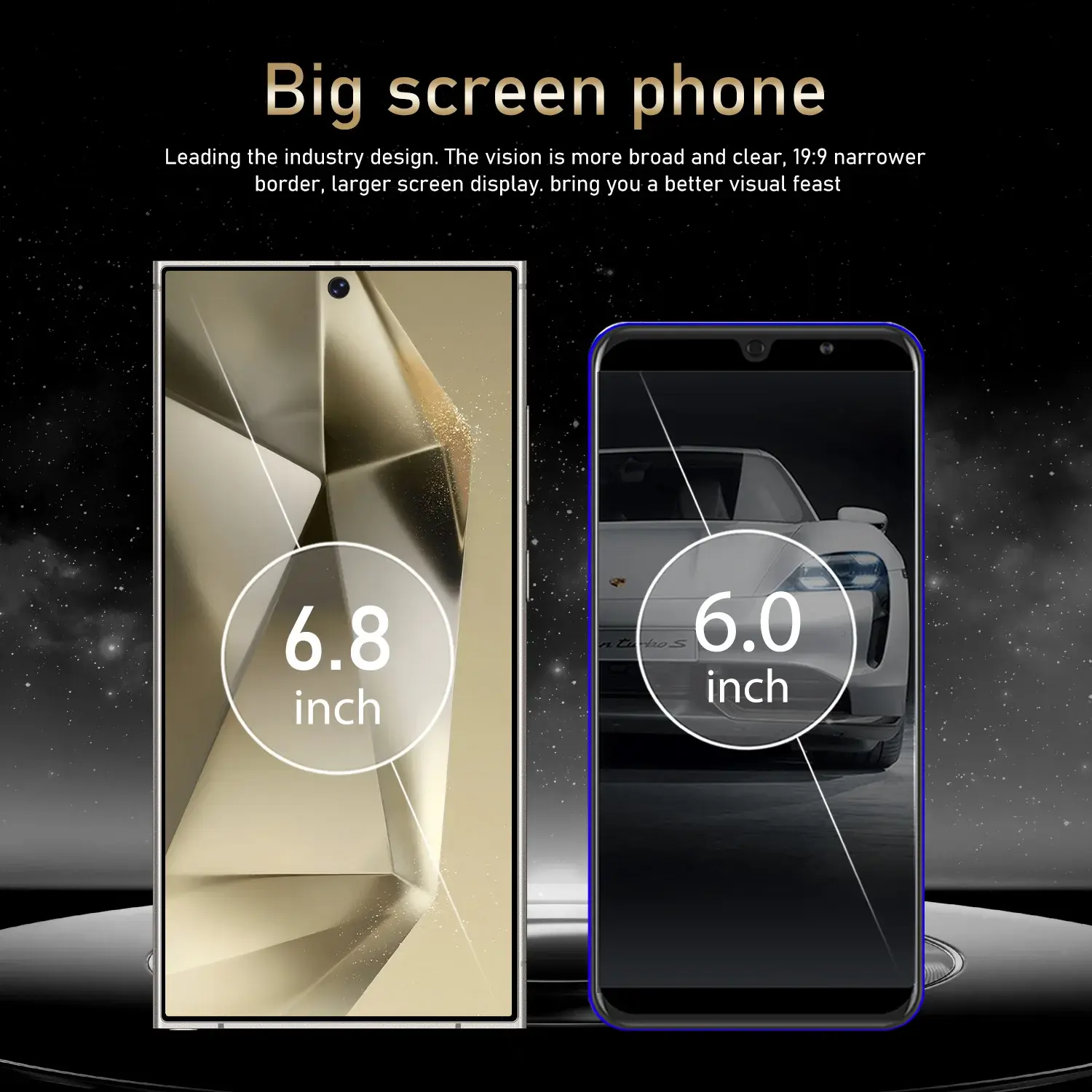 FUFFI-S24 Pro,Smartphone  Android,6.8 inch,8GB RAM,256GB ROM,Dual SIM,Mobile phone,Google Play Store,24+48MP,6000mAh,celulares