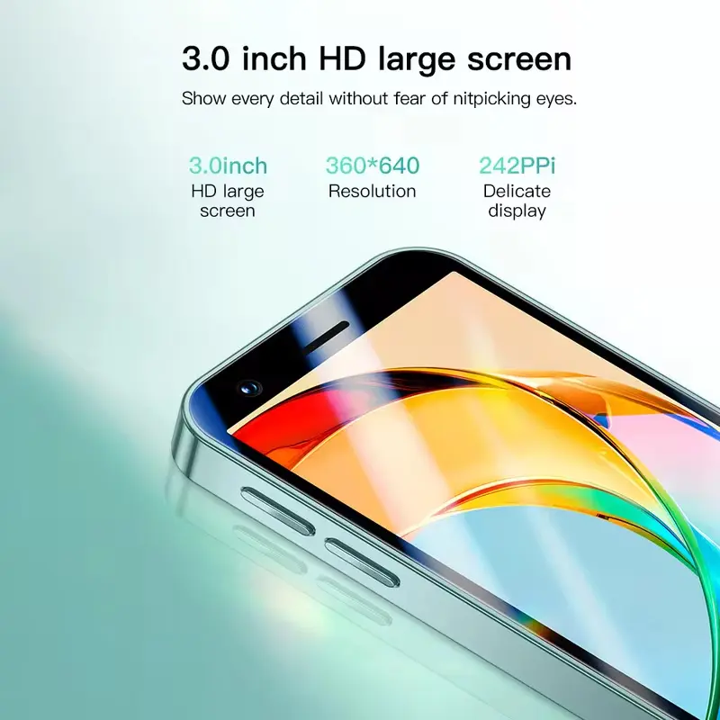 SOYES P70 Pro Max Mini Phone Android 8.1 Smartphone 3G Network 3.0" HD Display Face ID 2000mAh Dual SIM With Play Store 16GB