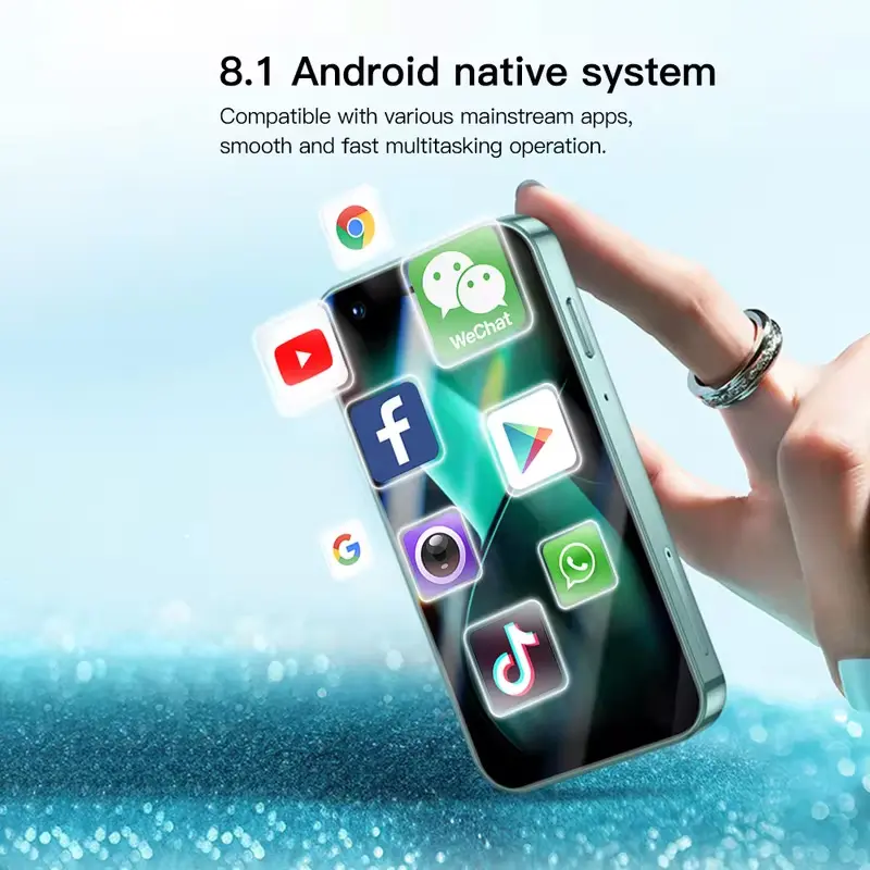 SOYES P70 Pro Max Mini Phone Android 8.1 Smartphone 3G Network 3.0" HD Display Face ID 2000mAh Dual SIM With Play Store 16GB