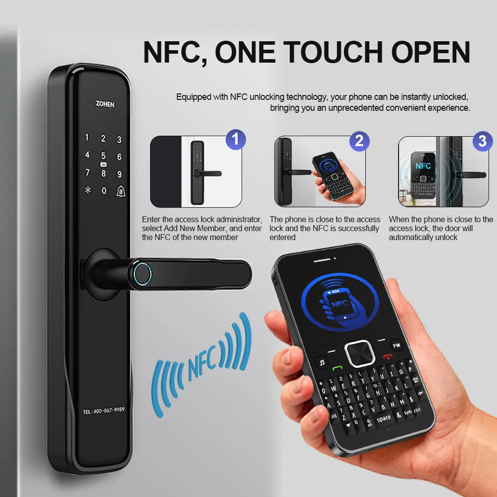 SERVO Ultra700 QWERTY Keyboard Mobile Phone Call Recording Flashlight FM MP3 NFC Unlocking 4 SIM Standby Feature Cellular Phones