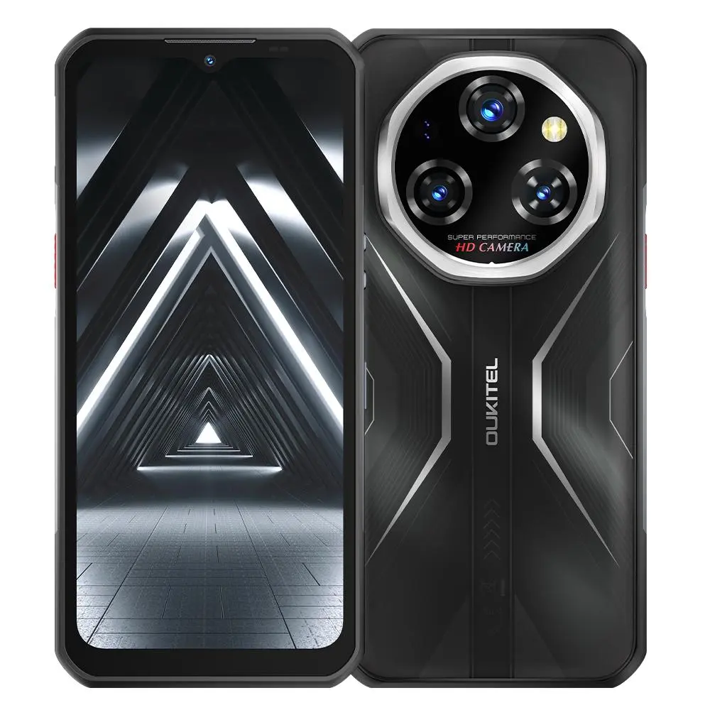OUKITEL WP55 5G Rugged Phone 36GB(12+24) 256GB 11000mAh 33W 6.6” 120Hz FHD+ Dimensity 7025 108MP Android 15 Smartphone