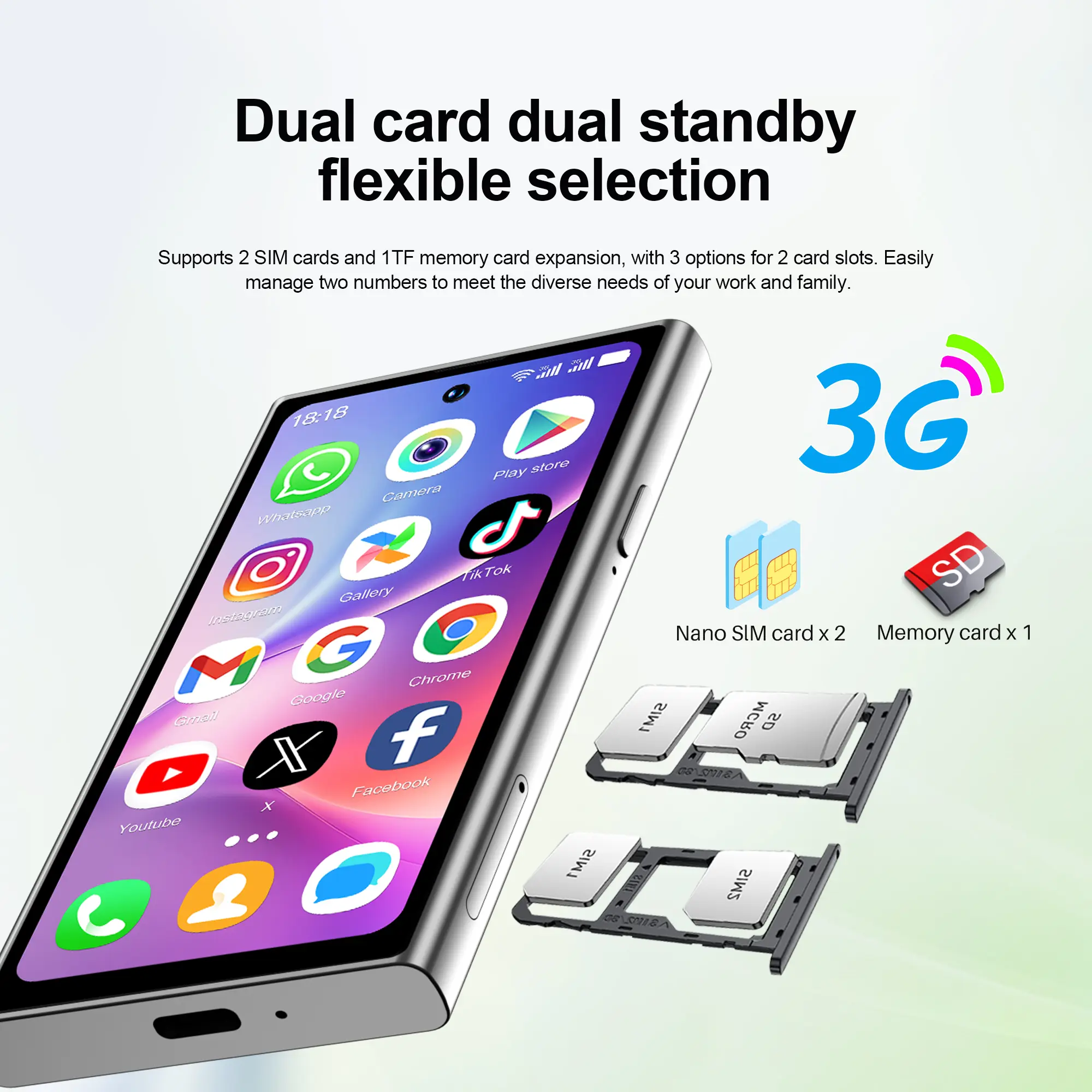 SERVO S27 Mini Android Little Smartphone 3G WCDMA 16GB ROM Play Store WiFi Face Unlock 4.0" Cute Cellular Phone Dual SIM Standby