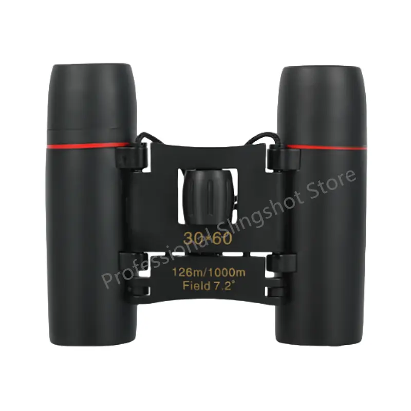 30X60 Dual HD IPX4 Waterproof FMC Coating Portable Folding High Power Telescope Concert Hunting Sports Competition