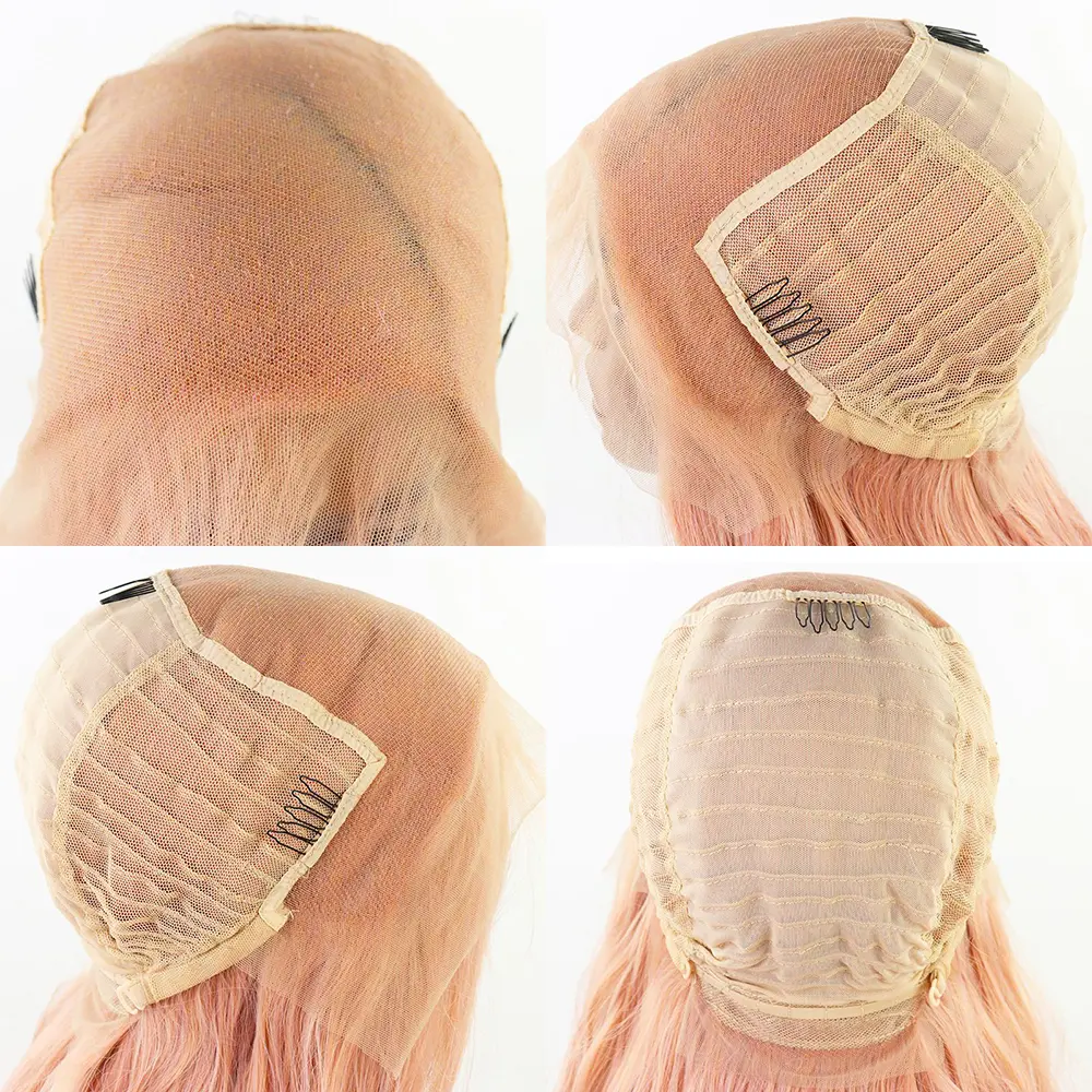 Ash Blonde 13x6 Lace Front Wig Soft Preplucked 28Inch 180Density Straight Synthetic With Baby Hair Glueless Daily Wear Wigs