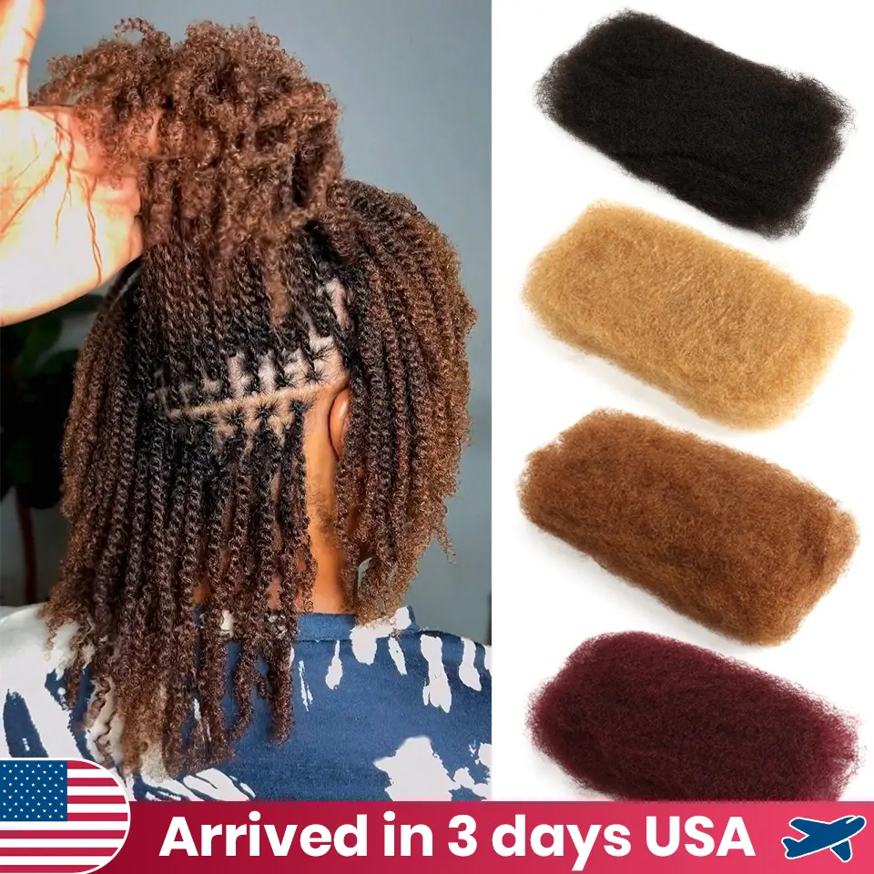 22 Inch Bundles Braids Hair No Weft QVR Afro Kinky Bulk Human Hair Colored Remy Brazilian Hair Extensions For Braiding 50g/Pcs