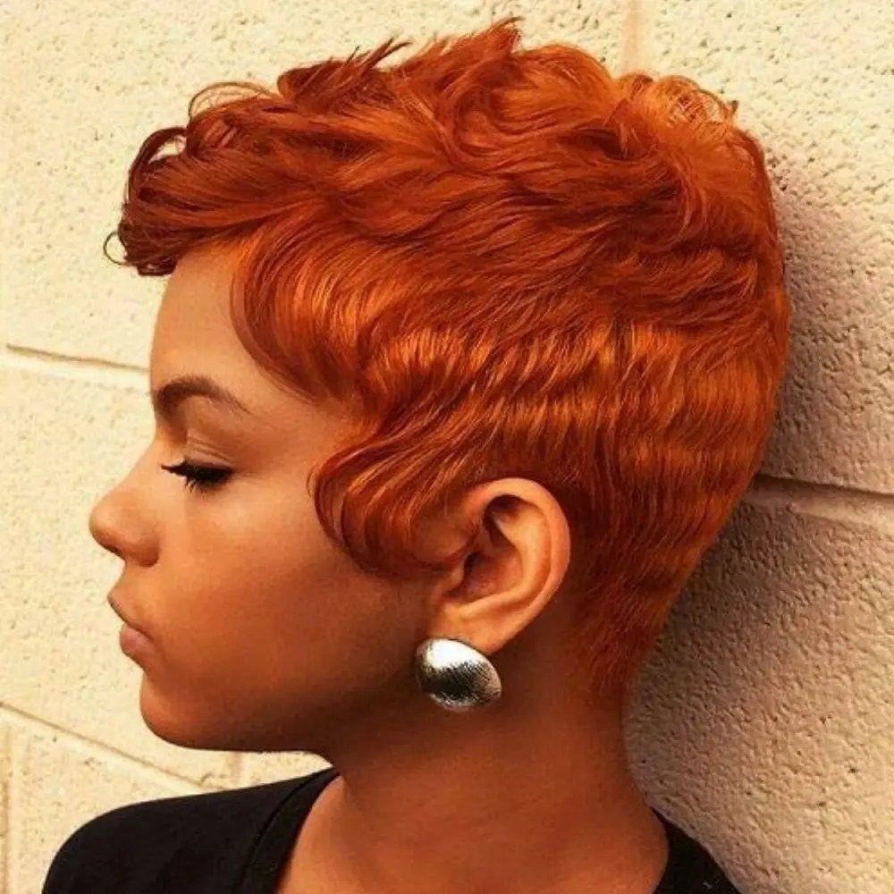 Synthetic Short Colored Hair Wigs for Black Women Short Hairstyles for Women Newest Short Colorful Hairstyles