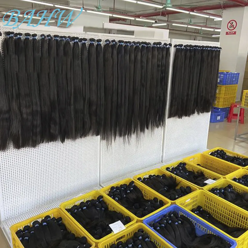Brazilian Straight Bundles 100% Human Hair 1/2/3/4 Raw Hair Bundles Remy Hair Extension Double Weft Hair Weaving For Black Women