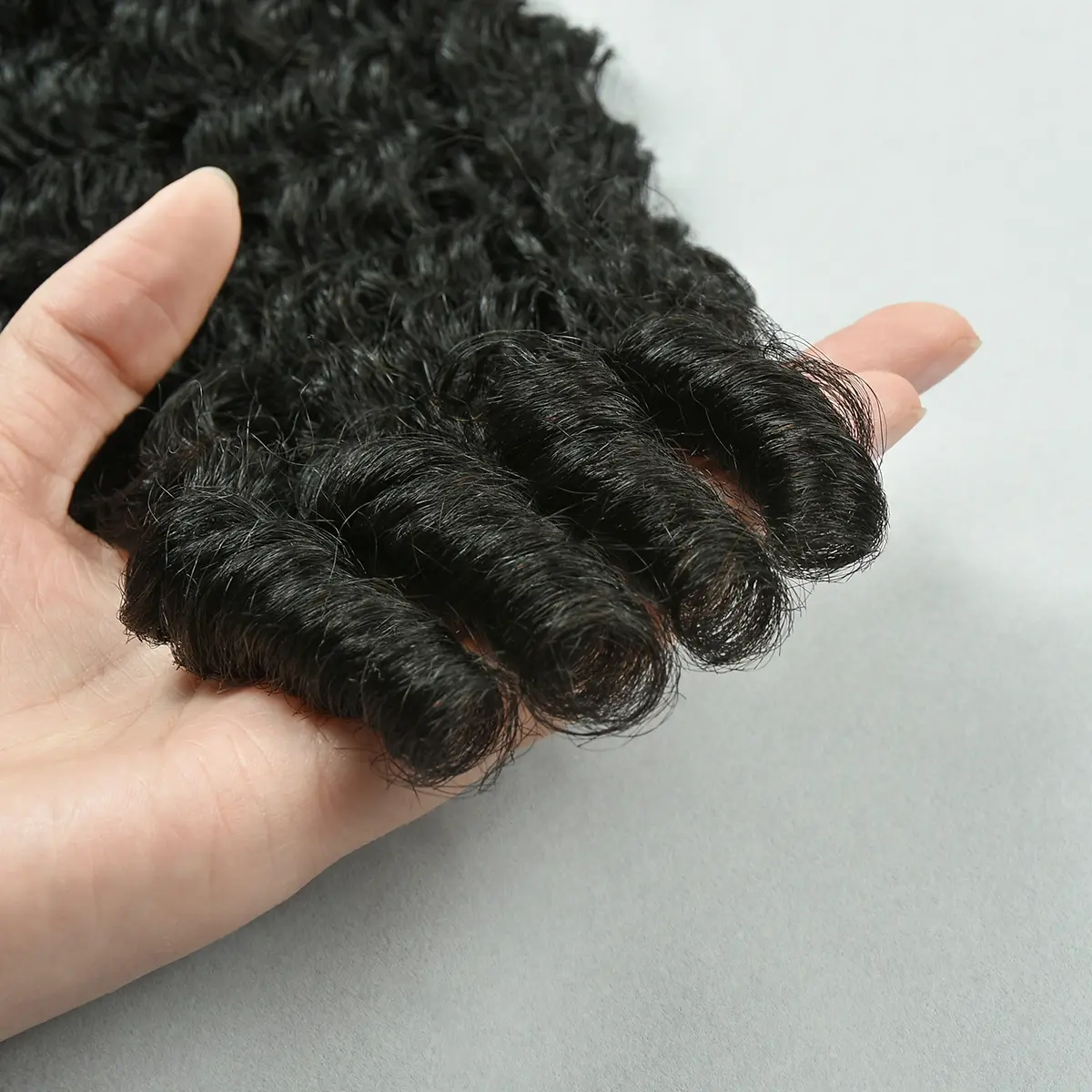 Burmese Curly Bundles Remy Hair Natural Color Curly Human Hair Extensions Burmese Curly Hair Weaving HairUGo