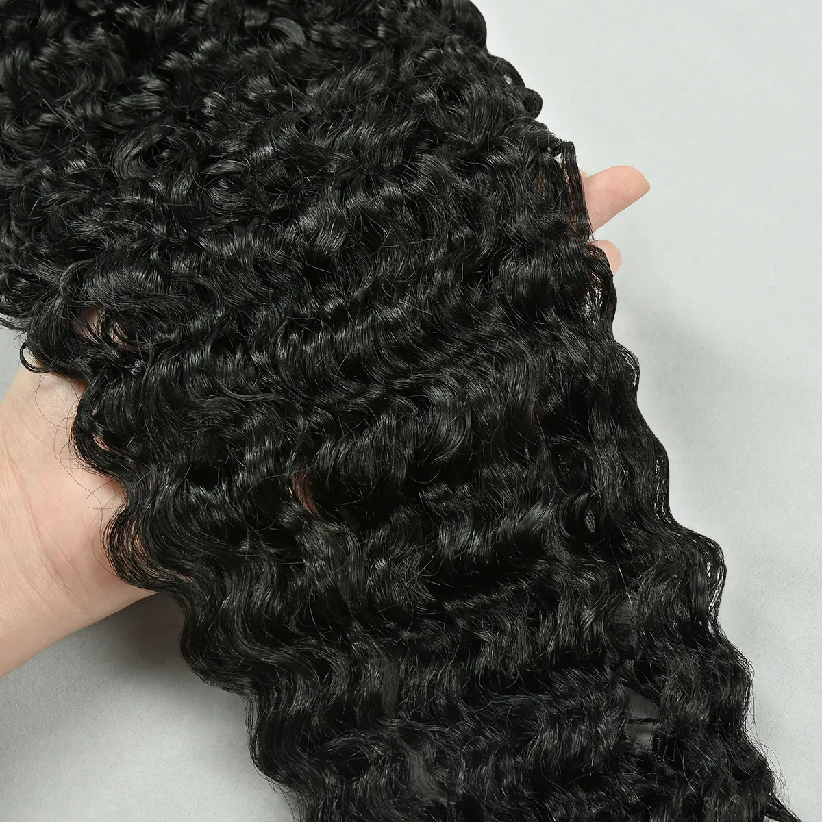 Burmese Curly Bundles Remy Hair Natural Color Curly Human Hair Extensions Burmese Curly Hair Weaving HairUGo