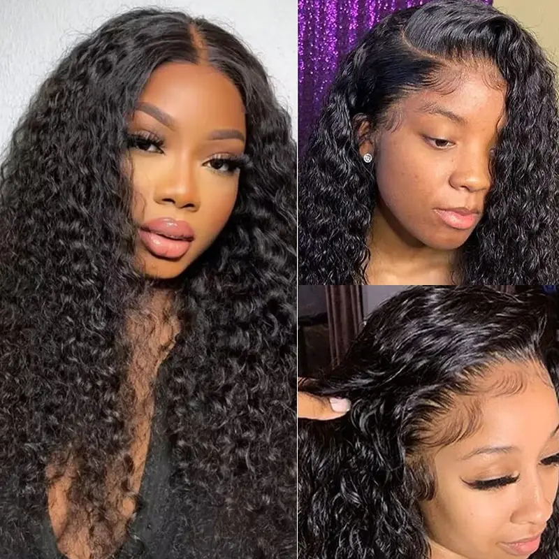 15A Grade Burmese Pix Curls Hair Bundles Raw Human Hair Weave Bundles Water Wave Curly Hair Bundles 10-30 Inches Long Hair