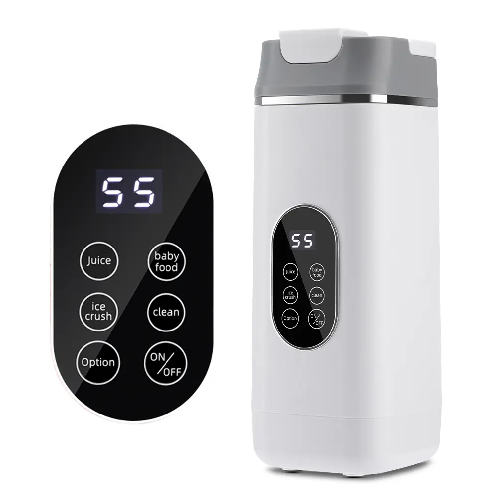 Portable Juicing Cup Cordless Ice/Fruit Juicer 12 Blades Electric Shaker Bottle USB Rechargeable for Home Sports Outdoor