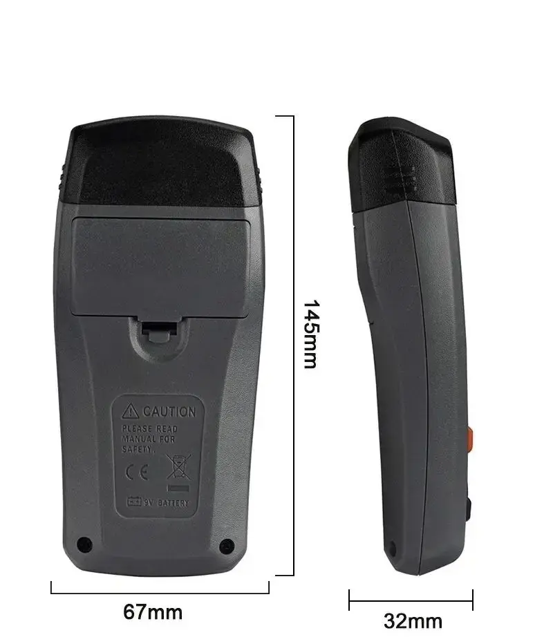 Wood Moisture Meter Digital Humidity Tester for Wood Flooring Cartons Building Materials Accurate Water Content Measurement