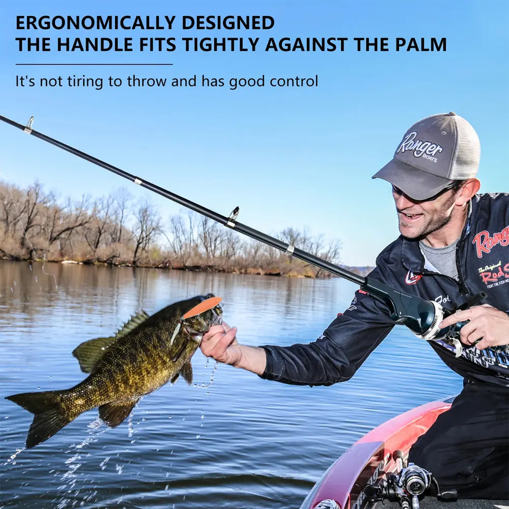 Portable Telescopic Fishing Rod with Reel – Compact 29.5cm Folded Length One-Hand Use Mini Travel Gear For Outdoor Fishing