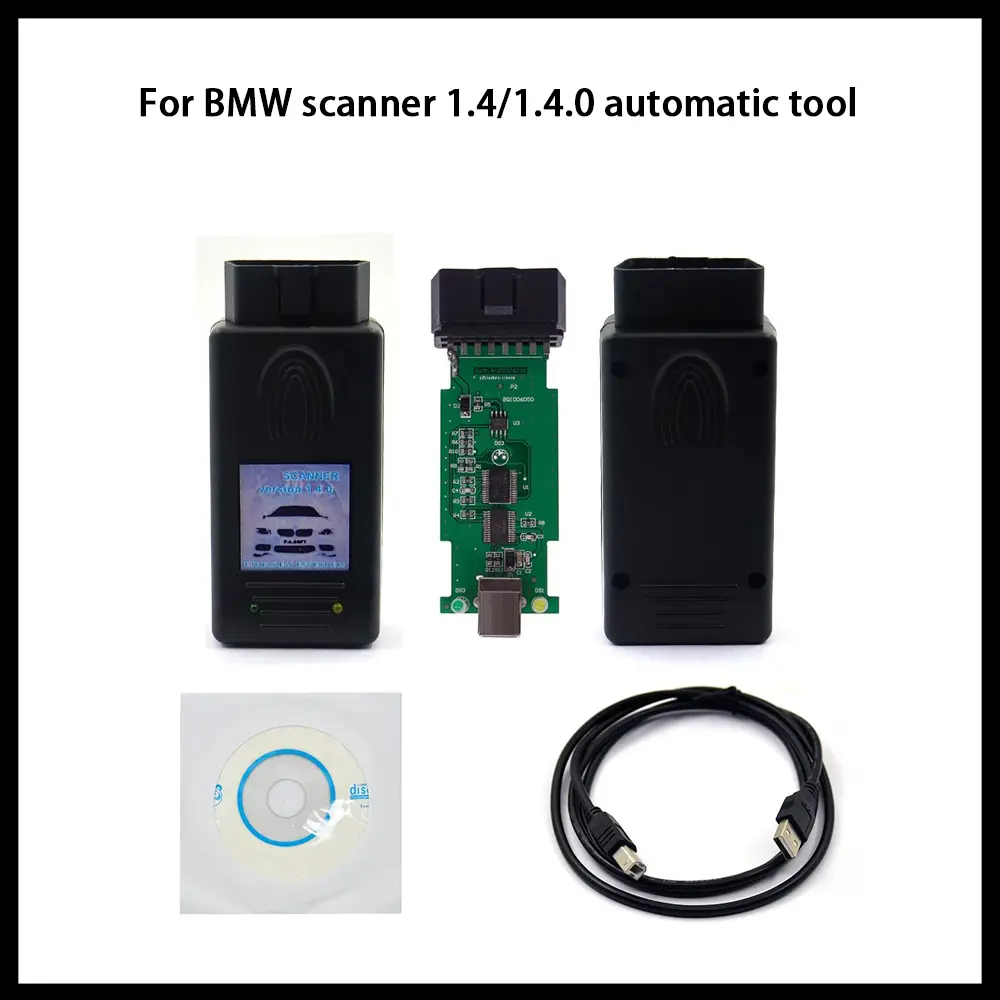 For BMW Scanner 1.4/1.4.0 Diagnostic Tool Cable, Car Fault Diagnosis Scanner for BMW OBDII E/F/G Series Vehicles