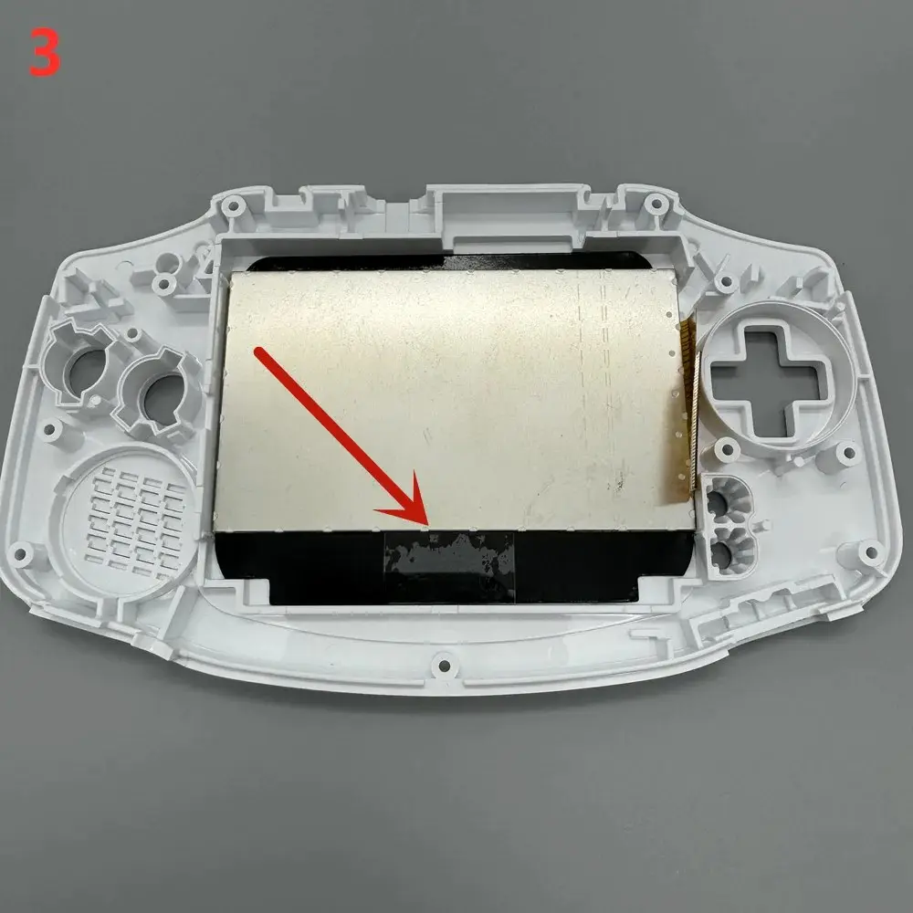 GBA IPS LCD no cut shell required easy to install 2.9 "IPS high brightness LCD and shell kit for Gameboy advance GBA