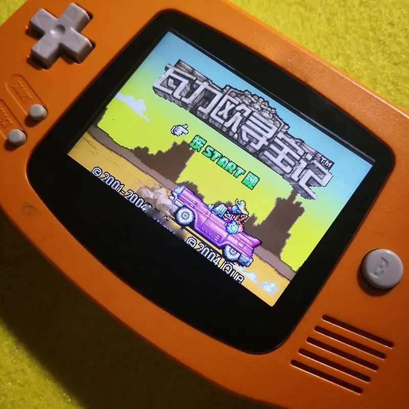 V3 IPS LCD Screen For GBA Highlight Brightness LCD For GBA shell No welding Original Size Screen Warm light screens