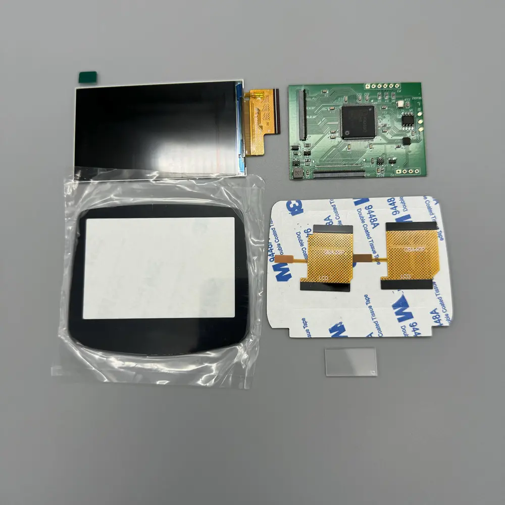 V3 IPS LCD Screen For GBA Highlight Brightness LCD For GBA shell No welding Original Size Screen Warm light screens
