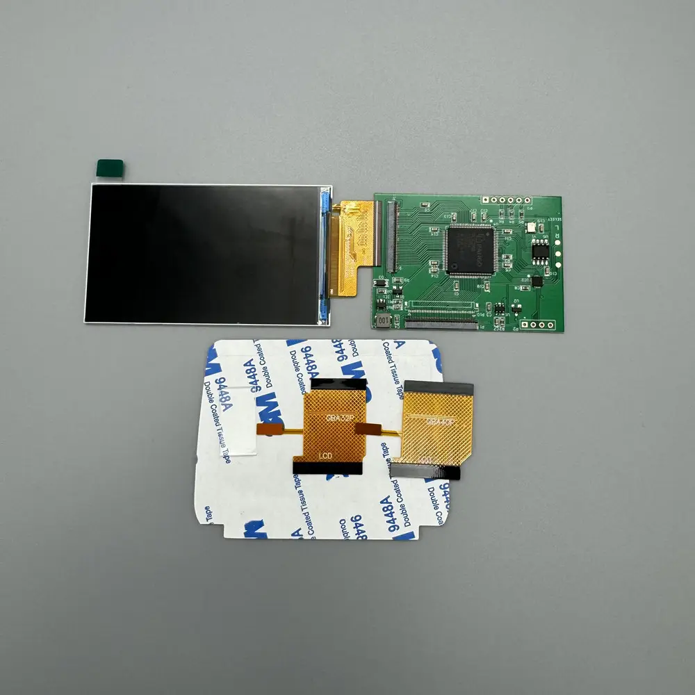 V3 IPS LCD Screen For GBA Highlight Brightness LCD For GBA shell No welding Original Size Screen Warm light screens