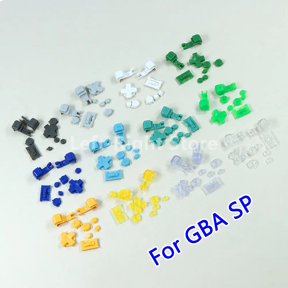 1set Replacement For GBA SP Buttons A B L R D-pad Direction Key For Gameboy Advance SP Housing Shell