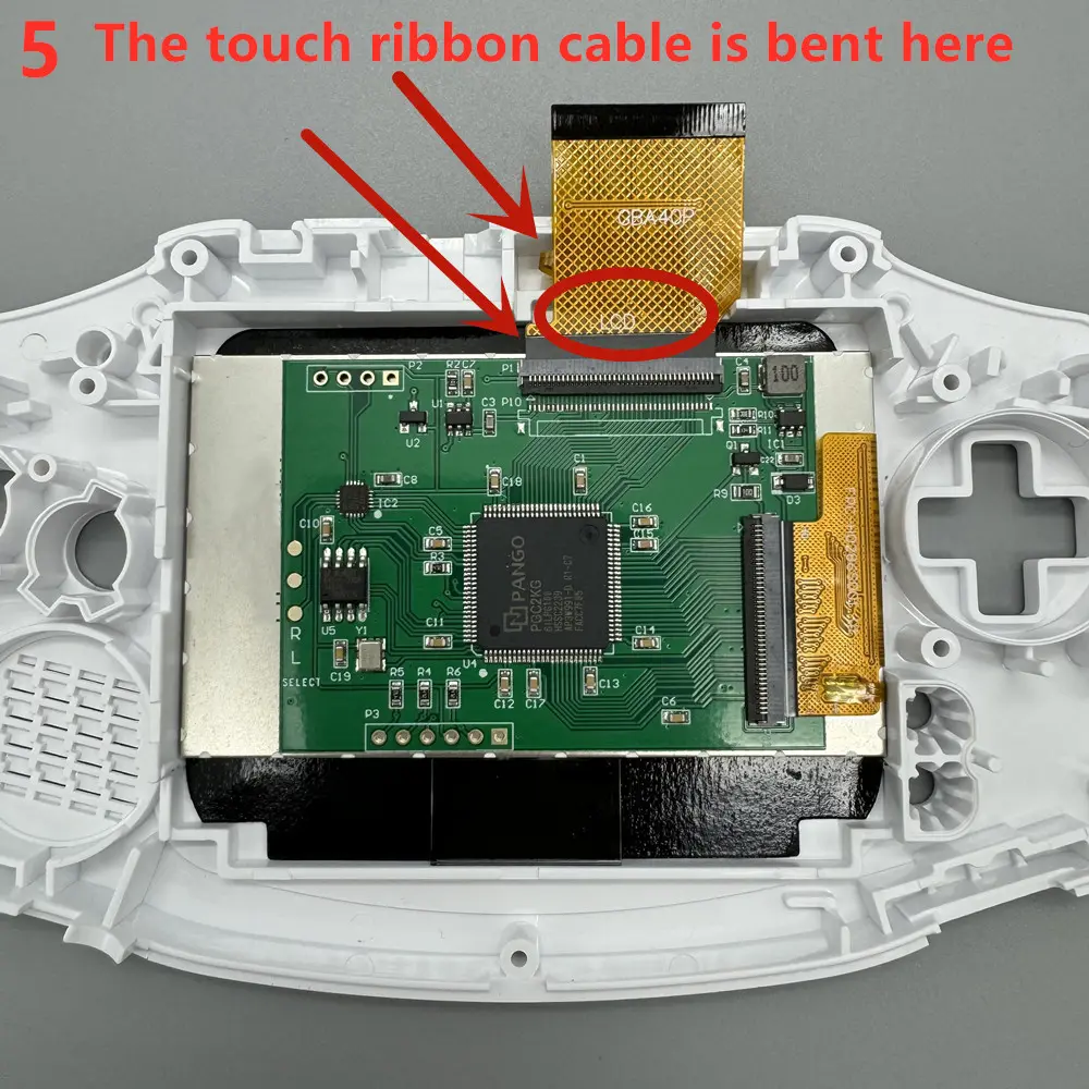 V3 IPS LCD Screen For GBA Highlight Brightness LCD For GBA shell No welding Original Size Screen Warm light screens