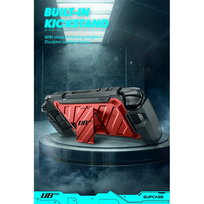 SUPCASE For Steam Deck OLED (2023) /For Steam Deck (2022) Case UB Pro Rugged Slim Shock-absorbing Protective Cover Case