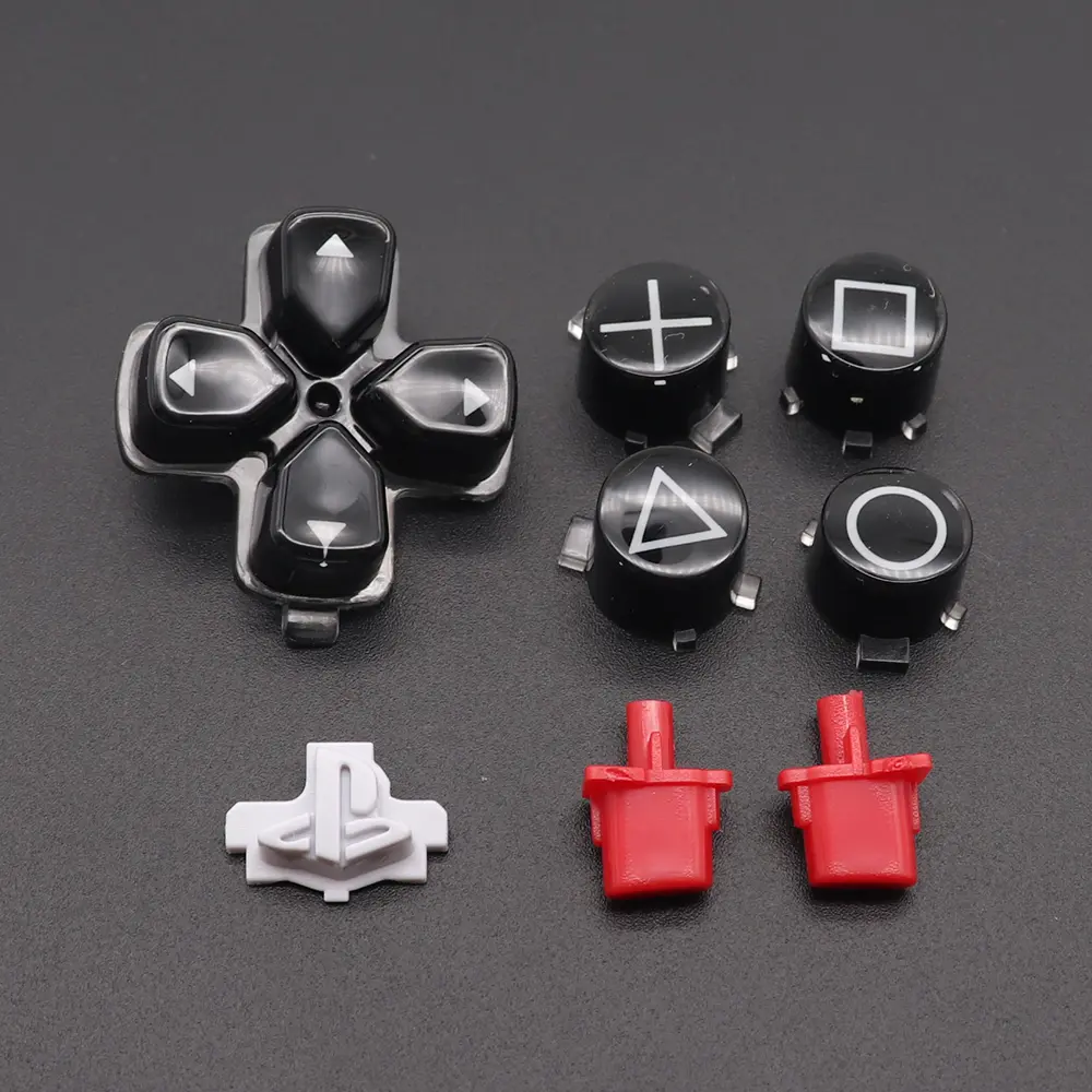 For PS5 Controller Gamepad D-Pad A B X Y Cross Crystal Button Replacement Direction Function Key option and Share Buttons