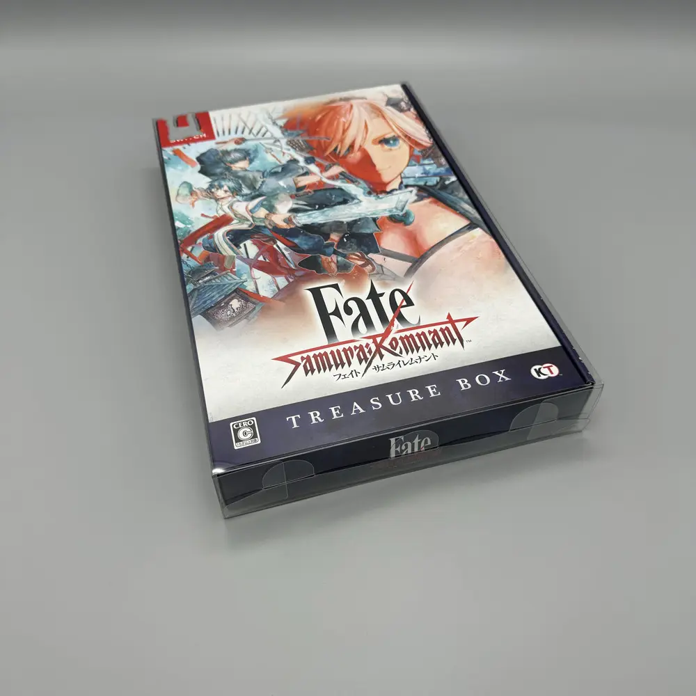 Transparent Box Protector For Nintendo Switch/NS/Fate Samurai Remnant Collect Boxes TEP Storage Game Shell Clear Display Case