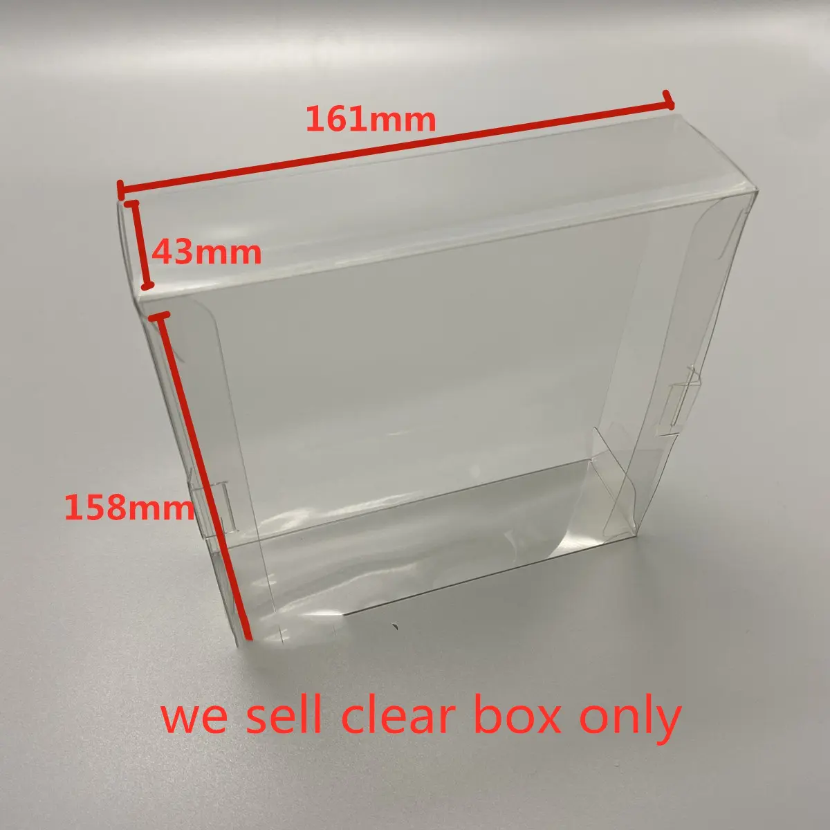 Transparent Box Protector For Nintendo GameBoy Light/GBL Collect Boxes TEP Storage Game Shell Clear Display Case