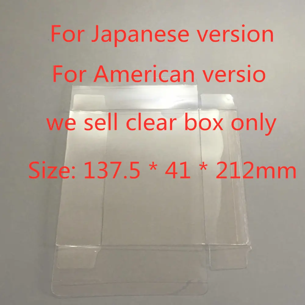 Transparent Box Protector For Nintendo 2DS/Pocket Monster Collect Boxes TEP Storage Game Shell Clear Display Case