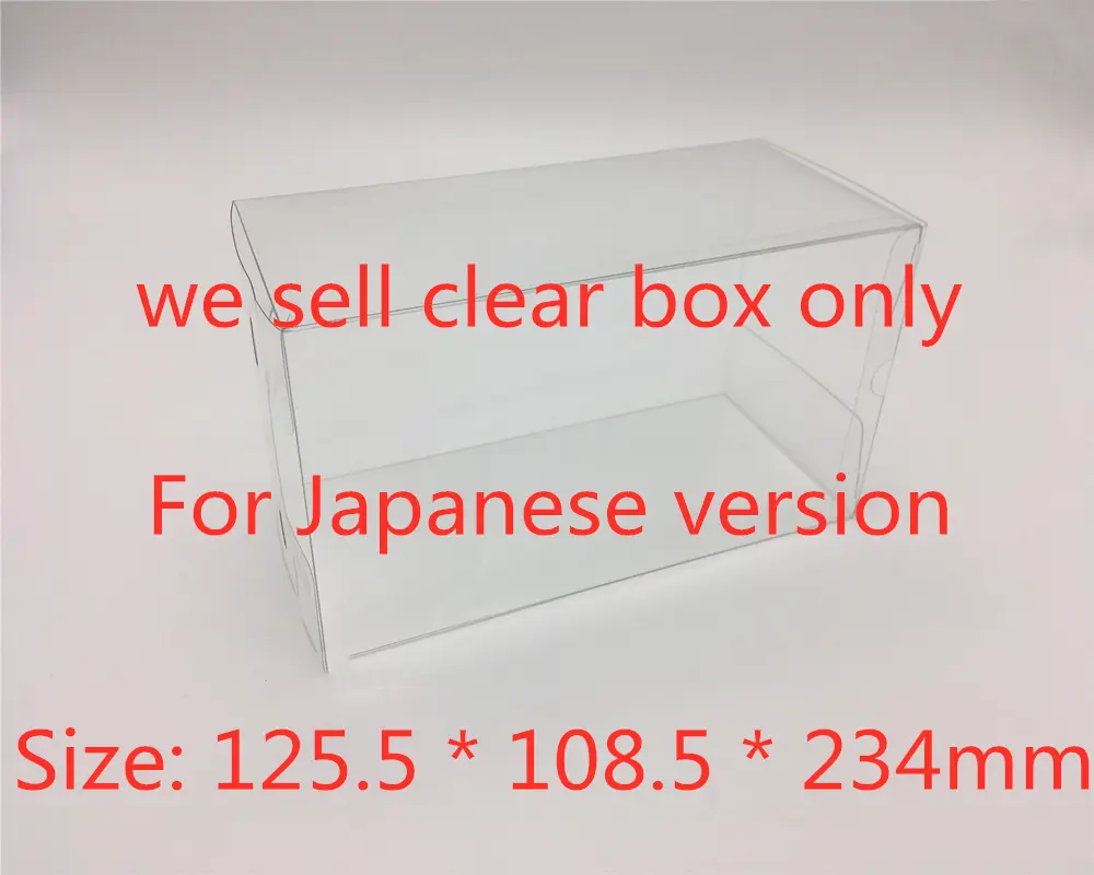 Transparent Box Protector For Sony PlayStation Portable/psp1000 Collect Boxes TEP Storage Game Shell Clear Display Case