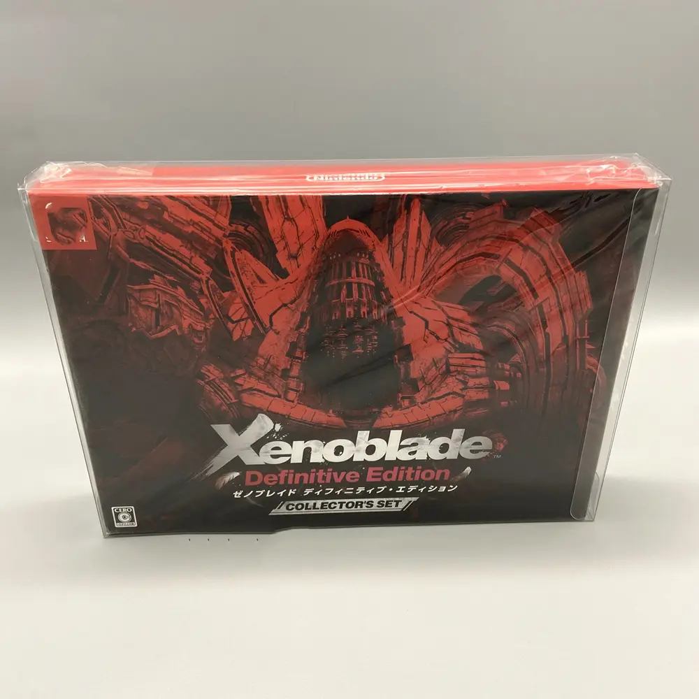 Transparent Box Protector For Xenoblade Chronicles Collect Boxes For Nintendo Switch NS Game Shell Clear Display Case For JPN