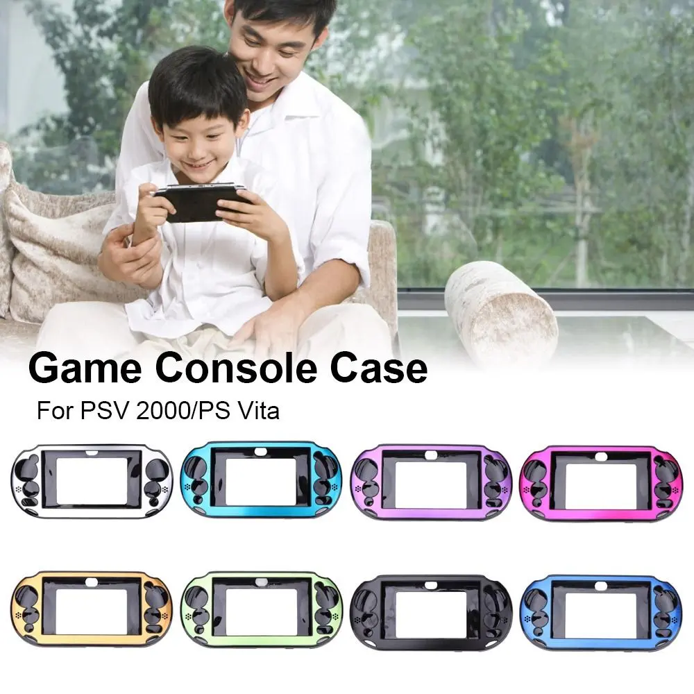 Portable Game Console Case Gaming Aluminum Alloy Game Protective Case Durable Wear-resistant for PSV 2000/PS Vita