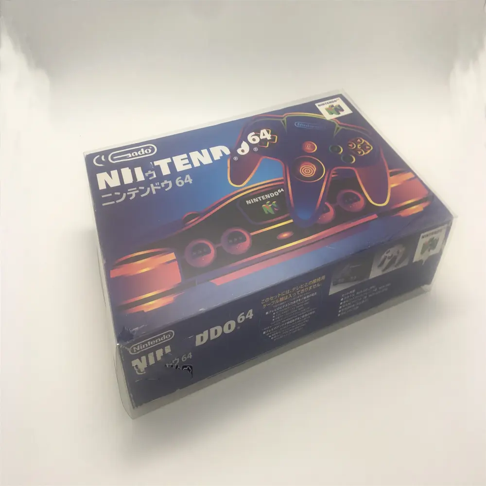 Transparent Box Protector For Nintendo 64/N64 Collect Boxes TEP Storage Game Shell Clear Display Case For JPN
