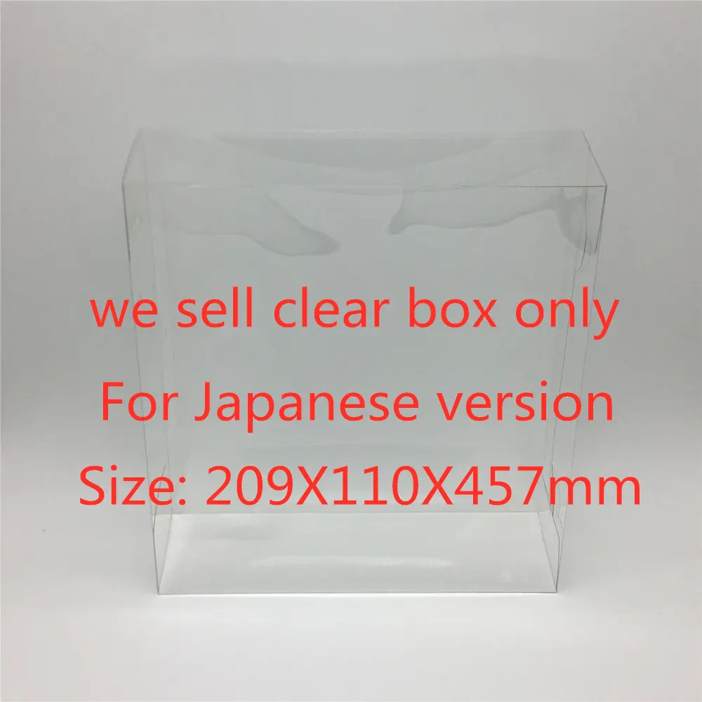 Transparent Box Protector For Nintendo 64/N64 Collect Boxes TEP Storage Game Shell Clear Display Case For JPN