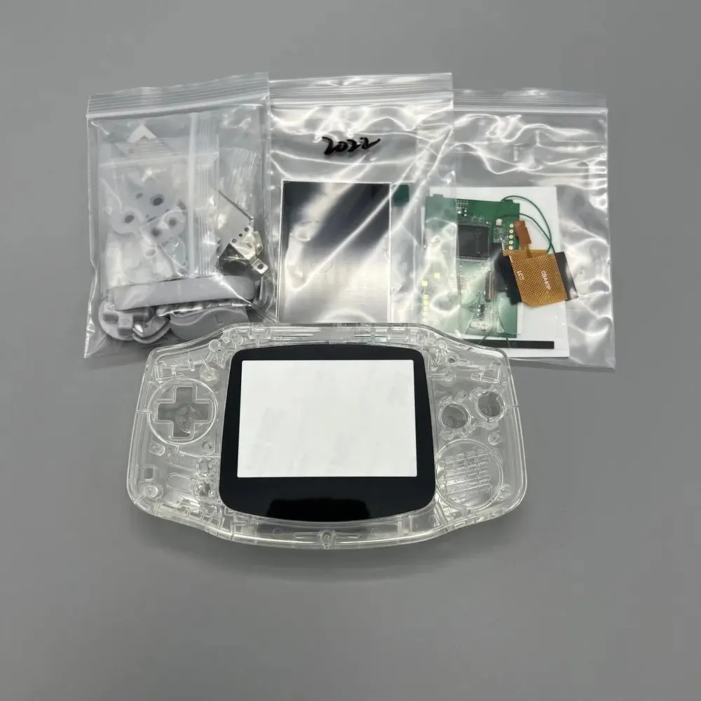 3.0 Inches GBA IPS LCD And New Shell For GBA/Nintendo GAME BOY ADVANCE/Support Pixel Display. No Need To Cut The Shell.