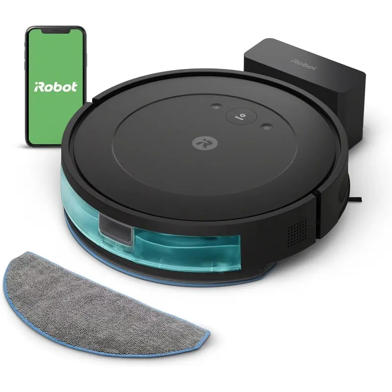 iRobot Roomba Robot Vacuum and Mop Combo (Y0140), Multi-Surface Cleaning, Smart Navigation Cleans,Self-Charging,Works with Alexa