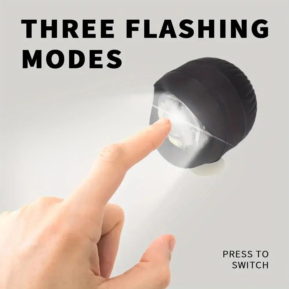 1pc LED Shoe Lights - Waterproof Clip-On Charms for Night Walking, Dog Walks & Cycling Safety