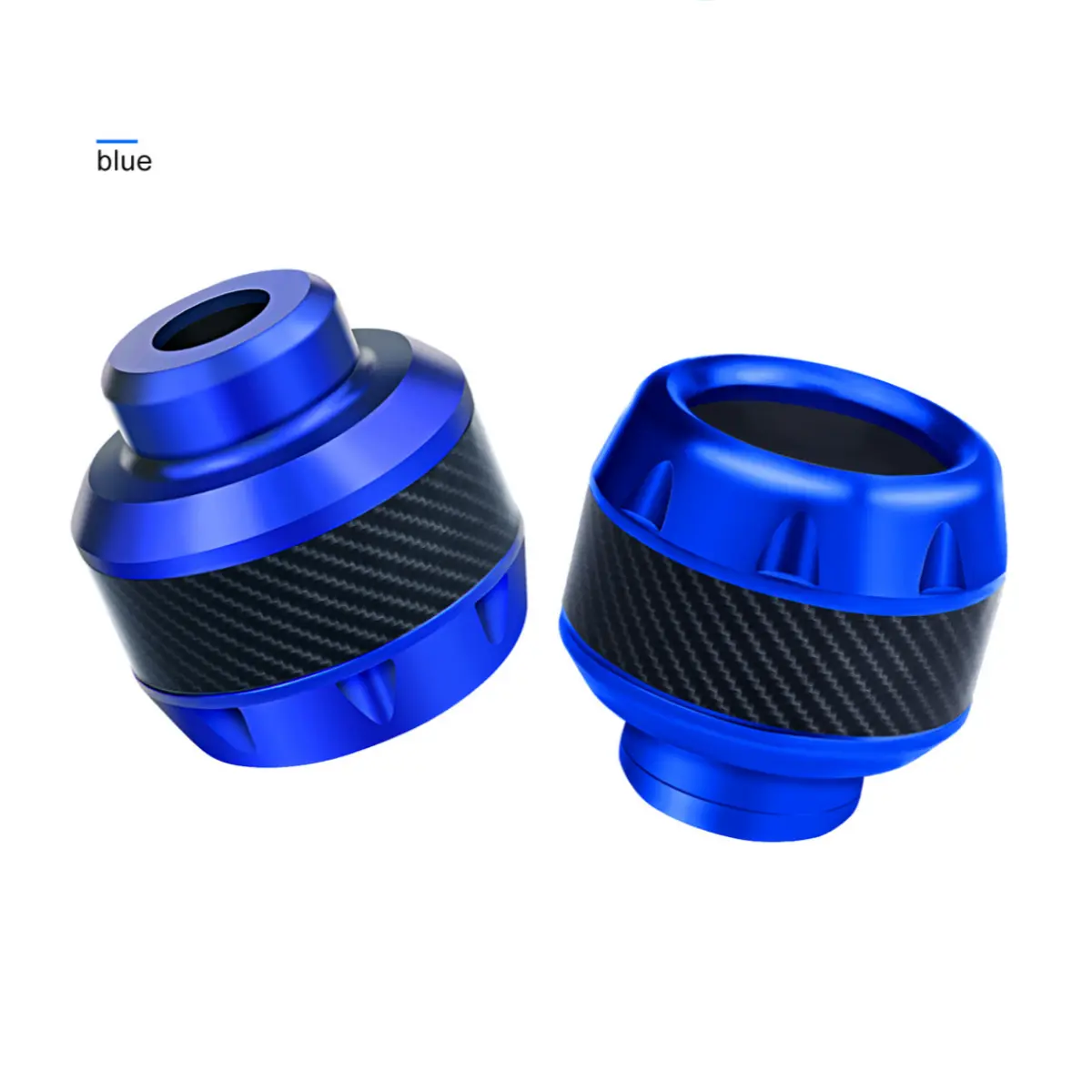 2Pcs Aluminum Alloy Motorcycles Falling Protector Explosion-Proof Front Wheel Fork Resistance Cup Slider Crash Fall Protector