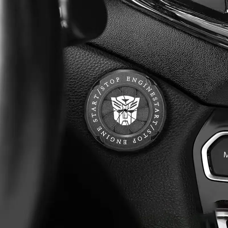 Car Onekey Start Stop Button Cover Car Interior Decor Engine Ignition Start Switch Protective Cover Motorcycle Start Ring