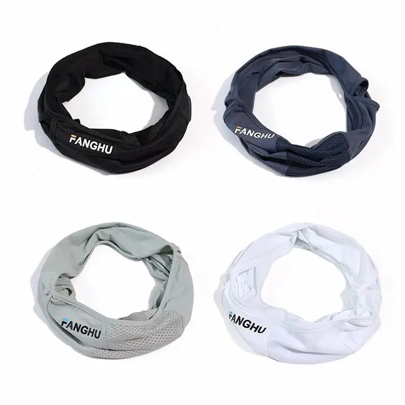 Sun Protection Mask Mesh Breathable Ear Loop Mask Elastic Sunscreen Anti-UV Face Covering Thin Breathable Sports Neck Gaiter