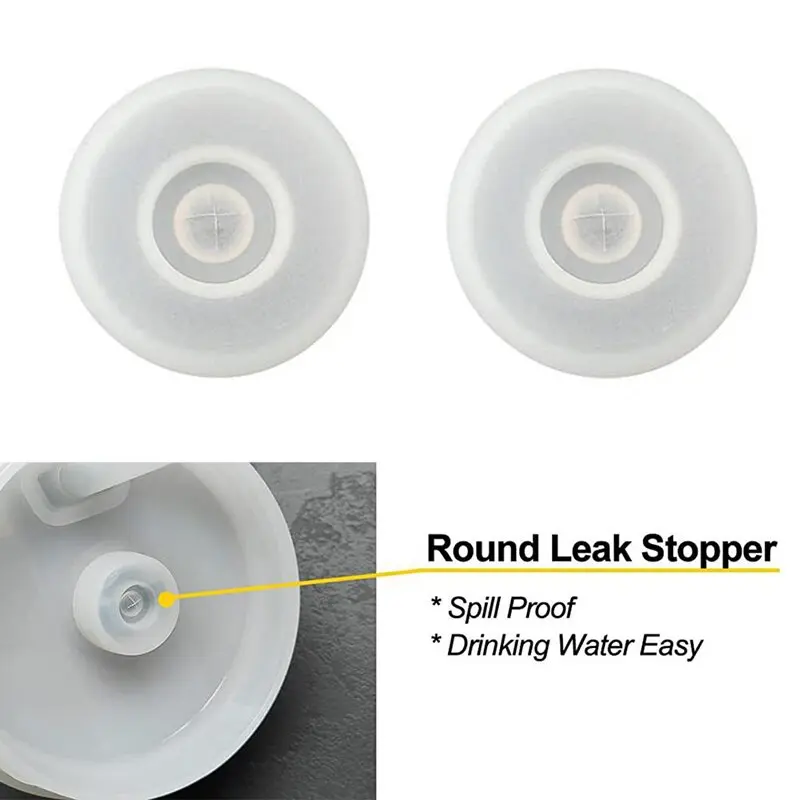 1Set Straw Cover Spill Stopper Compatible With Stanley Cup 40OZ 30OZ Quencher 1.0 Leak Stopper For Stanley Tumbler Accessories