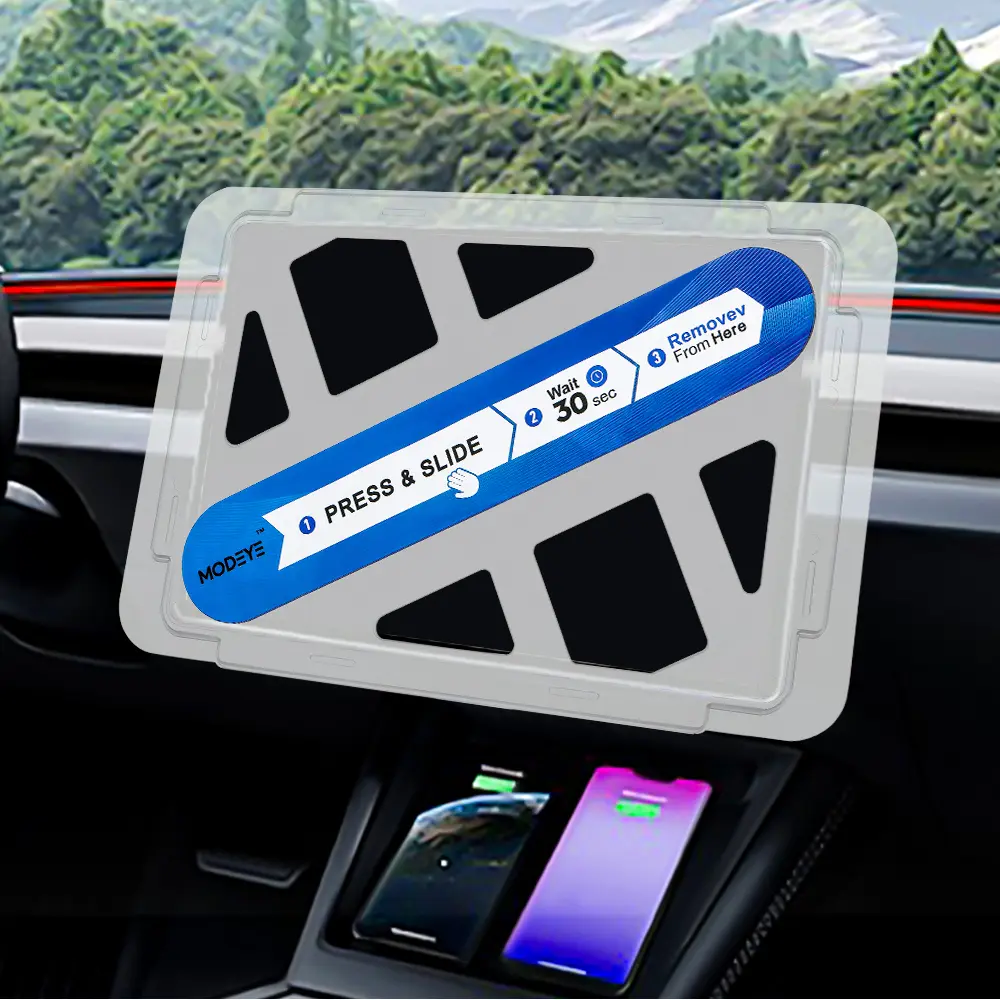 For Tesla 15 Inch Car Central Control Screen Film Tempered Glass Screen Protector Anti-Blue Light Film Hd Film For Model 3 Y